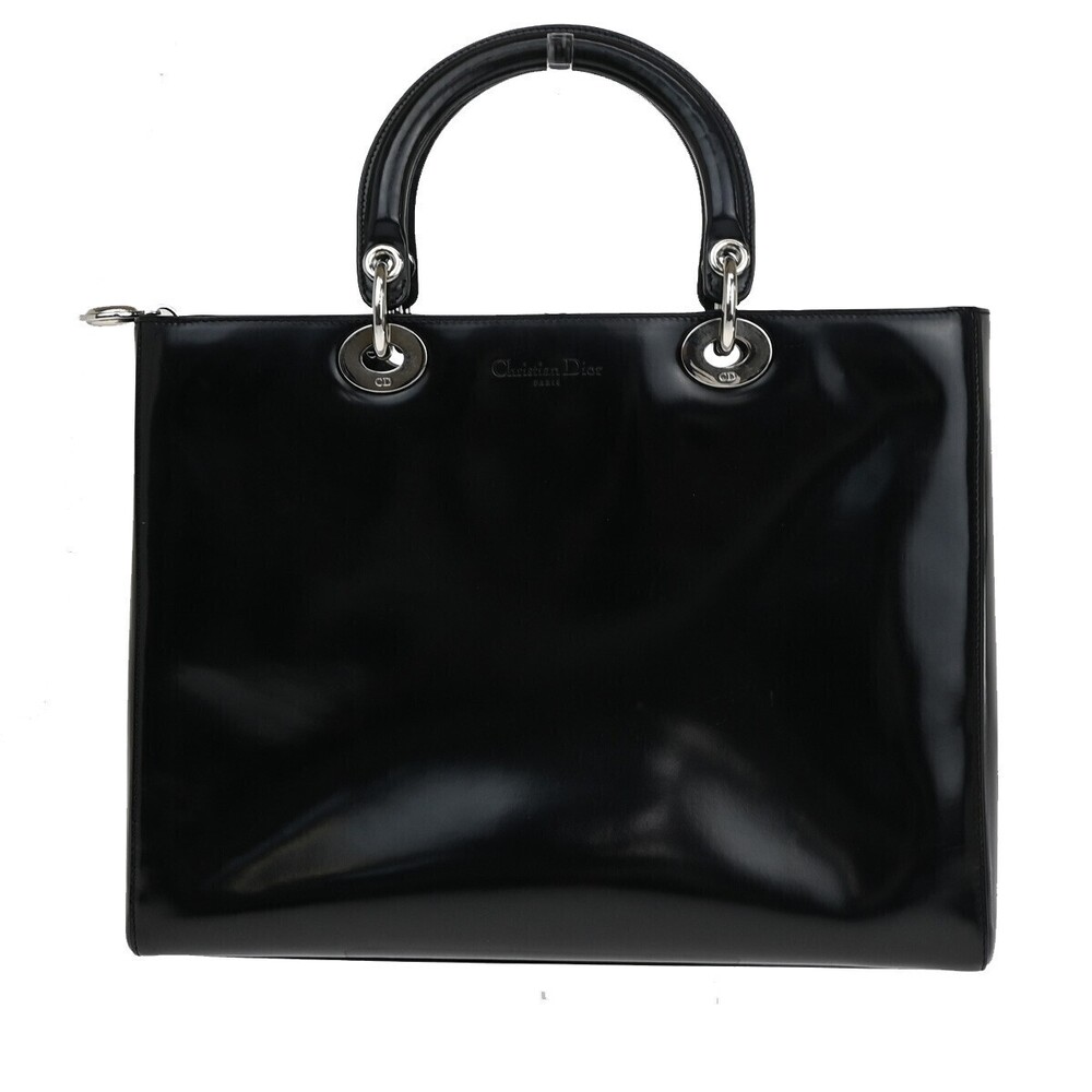 Christian Dior Vintage Lady Dior Patent Patent leather